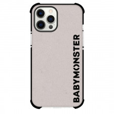 Baby Monster Phone Case For iPhone Samsung Galaxy Pixel OnePlus Vivo Xiaomi Asus Sony Motorola Nokia - Logo Brown Background