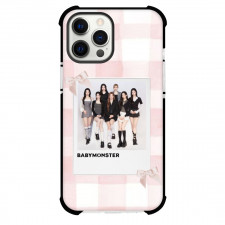 Baby Monster Phone Case For iPhone Samsung Galaxy Pixel OnePlus Vivo Xiaomi Asus Sony Motorola Nokia - Members Photo Checkered Background