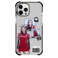 Baby Monster Rami Phone Case For iPhone Samsung Galaxy Pixel OnePlus Vivo Xiaomi Asus Sony Motorola Nokia - Rami Collage Gray Background