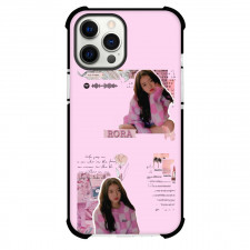 Baby Monster Rora Phone Case For iPhone Samsung Galaxy Pixel OnePlus Vivo Xiaomi Asus Sony Motorola Nokia - Rora Collage Pink Background