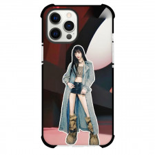 Baby Monster Ruka Phone Case For iPhone Samsung Galaxy Pixel OnePlus Vivo Xiaomi Asus Sony Motorola Nokia - Ruka Sticker Art Red Black Background