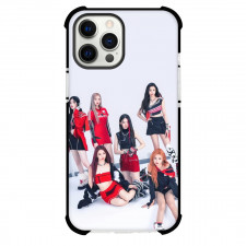Baby Monster Phone Case For iPhone Samsung Galaxy Pixel OnePlus Vivo Xiaomi Asus Sony Motorola Nokia - Members Wearing Red White Background