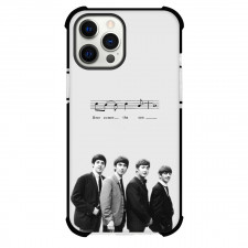 The Beatles Phone Case For iPhone Samsung Galaxy Pixel OnePlus Vivo Xiaomi Asus Sony Motorola Nokia - The Beatles Here Comes The Sun Grayscale Poster