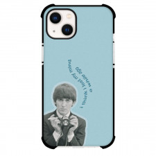 The Beatles George Harrison Phone Case For iPhone Samsung Galaxy Pixel OnePlus Vivo Xiaomi Asus Sony Motorola Nokia - The Beatles George Harrison I Think I Lost Grayscale Poster