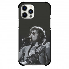 The Beatles John Lennon Phone Case For iPhone Samsung Galaxy Pixel OnePlus Vivo Xiaomi Asus Sony Motorola Nokia - The Beatles John Lennon Performing Grayscale Poster