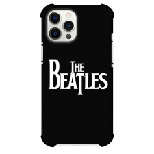 The Beatles Phone Case For iPhone Samsung Galaxy Pixel OnePlus Vivo Xiaomi Asus Sony Motorola Nokia - The Beatles Logo On Black Background