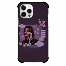 The Beatles Ringo Starr Phone Case For iPhone Samsung Galaxy Pixel OnePlus Vivo Xiaomi Asus Sony Motorola Nokia - The Beatles Ringo Starr Candid Picture On Purple Graphic Art