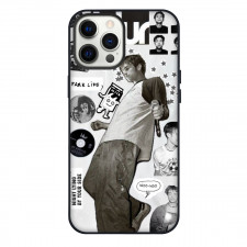 Popstar Blur Phone Case For iPhone Samsung Galaxy Pixel OnePlus Vivo Xiaomi Asus Sony Motorola Nokia - Damon Albarn Park Life Gray Collage