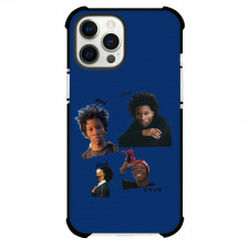 D4vd Phone Case For iPhone Samsung Galaxy Pixel OnePlus Vivo Xiaomi Asus Sony Motorola Nokia - D4vd Candid Sticker On Blue Background
