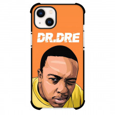 Dr Dre Phone Case For iPhone Samsung Galaxy Pixel OnePlus Vivo Xiaomi Asus Sony Motorola Nokia - Dr Dre Portrait Illustration Art On Orange Background