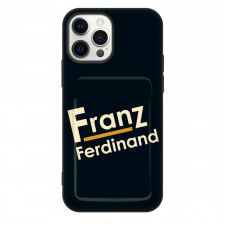 Franz Ferdinand Phone Case For iPhone Samsung Galaxy Pixel OnePlus Vivo Xiaomi Asus Sony Motorola Nokia - Series Logo Navy Blue Background