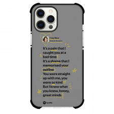 Gracie Abrams Phone Case For iPhone Samsung Galaxy Pixel OnePlus Vivo Xiaomi Asus Sony Motorola Nokia - Gracie Abrams Free Now Song Lyric On Grey Background