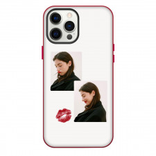 Gracie Abrams Phone Case For iPhone Samsung Galaxy Pixel OnePlus Vivo Xiaomi Asus Sony Motorola Nokia - Gracie Abrams Side Portrait With Red Lipstick On White Background