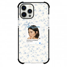 Gracie Abrams Phone Case For iPhone Samsung Galaxy Pixel OnePlus Vivo Xiaomi Asus Sony Motorola Nokia - Gracie Abrams The Secret Of Us Album Cover On Blue Rose Pattern Art Background