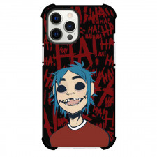 Gorillaz Phone Case For iPhone Samsung Galaxy Pixel OnePlus Vivo Xiaomi Asus Sony Motorola Nokia - Gorillaz Smiling On HAHA Background