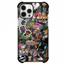 Gorillaz Phone Case For iPhone Samsung Galaxy Pixel OnePlus Vivo Xiaomi Asus Sony Motorola Nokia - Gorillaz Sticker Mania Collage Poster