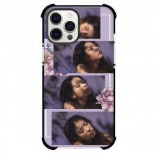 IU Phone Case For iPhone And Samsung Galaxy Devices - Collage Flowers Background