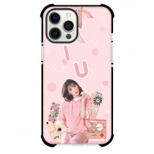 IU Phone Case For iPhone And Samsung Galaxy Devices - IU Pink Pattern Art