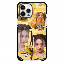 IVE Leeseo Case For iPhone Samsung Galaxy Pixel OnePlus Vivo Xiaomi Asus Sony Motorola Nokia - Leeseo Ponytail Collage Yellow Background