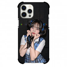 IVE Liz Case For iPhone Samsung Galaxy Pixel OnePlus Vivo Xiaomi Asus Sony Motorola Nokia - Liz Portrait Ponytail Wearing Blue Uniform
