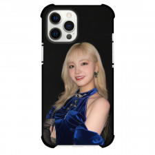 IVE Liz Case For iPhone Samsung Galaxy Pixel OnePlus Vivo Xiaomi Asus Sony Motorola Nokia - Liz Portrait Wearing Blue Dress Black Background