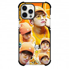 Jackson Wang Phone Case For iPhone Samsung Galaxy Pixel OnePlus Vivo Xiaomi Asus Sony Motorola Nokia - Collage Orange Background