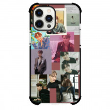 Jackson Wang Phone Case For iPhone Samsung Galaxy Pixel OnePlus Vivo Xiaomi Asus Sony Motorola Nokia - Collage Pink Background