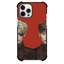 Jackson Wang Phone Case For iPhone Samsung Galaxy Pixel OnePlus Vivo Xiaomi Asus Sony Motorola Nokia - Mirror Half Face Portrait