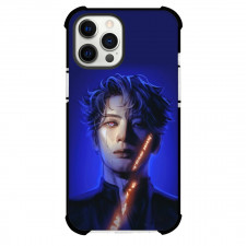 Jackson Wang Phone Case For iPhone Samsung Galaxy Pixel OnePlus Vivo Xiaomi Asus Sony Motorola Nokia - Painting Blue Background