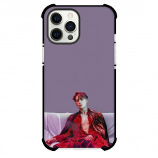 Jackson Wang Phone Case For iPhone Samsung Galaxy Pixel OnePlus Vivo Xiaomi Asus Sony Motorola Nokia - Sitting Purple Background
