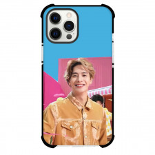 Jackson Wang Phone Case For iPhone Samsung Galaxy Pixel OnePlus Vivo Xiaomi Asus Sony Motorola Nokia - Smiling Portrait Pink Background