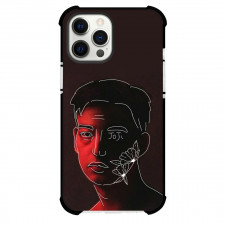 Joji Phone Case For iPhone Samsung Galaxy Pixel OnePlus Vivo Xiaomi Asus Sony Motorola Nokia - Line Art Red Black