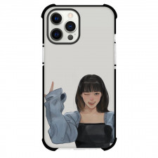 Le Sserafim Kim Chae Won Phone Case For iPhone and Samsung Galaxy Devices - Kim Chae Won Illustration White Background