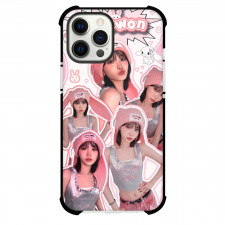 Le Sserafim Kim Chae Won Phone Case For iPhone and Samsung Galaxy Devices - Kim Chae Won Collage Pink Collage