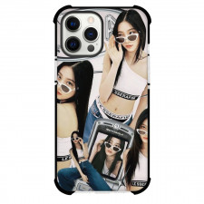 Le Sserafim Kazuha Phone Case For iPhone and Samsung Galaxy Devices - Kazuha Collage White Background