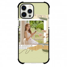 Le Sserafim Sakura Miyawaki Phone Case For iPhone and Samsung Galaxy Devices - Sakura Miyawaki Portrait Green Background