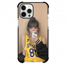 Le Sserafim Sakura Miyawaki Phone Case For iPhone and Samsung Galaxy Devices - Sakura Miyawaki Selfie Wearing Jersey