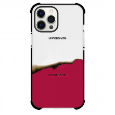 Le Sserafim Phone Case For iPhone and Samsung Galaxy Devices - Unforgiven White Pink Background