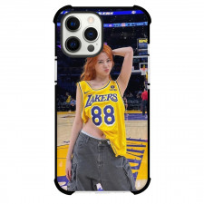 Le Sserafim Huh Yun-jin Phone Case For iPhone and Samsung Galaxy Devices - Huh Yun-jin Wearing Jersey