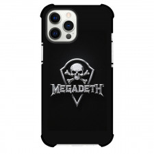 Megadeth Phone Case For iPhone Samsung Galaxy Pixel OnePlus Vivo Xiaomi Asus Sony Motorola Nokia - Megadeth Logo On Black Background