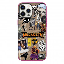 Megadeth Phone Case For iPhone Samsung Galaxy Pixel OnePlus Vivo Xiaomi Asus Sony Motorola Nokia - Megadeth Vitage Collage Poster