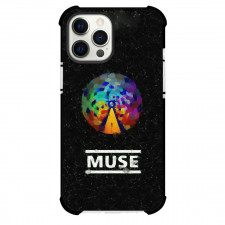 Muse Phone Case For iPhone Samsung Galaxy Pixel OnePlus Vivo Xiaomi Asus Sony Motorola Nokia - Muse Logo Mosaic Art Galaxy Background