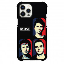 Muse Phone Case For iPhone Samsung Galaxy Pixel OnePlus Vivo Xiaomi Asus Sony Motorola Nokia - Members Portrait Black Background