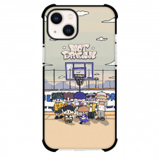 NCT Dream Phone Case For iPhone Samsung Galaxy Pixel OnePlus Vivo Xiaomi Asus Sony Motorola Nokia - NCT Dream Group Cartoon Art Standing On Basketball Court Poster