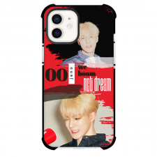 NCT Dream Jeno Phone Case For iPhone Samsung Galaxy Pixel OnePlus Vivo Xiaomi Asus Sony Motorola Nokia - NCT Dream Jeno We Boom Red And Beige Poster