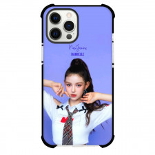 New Jeans Danielle Phone Case For iPhone and Samsung Galaxy Devices - Danielle Portrait Purple Background