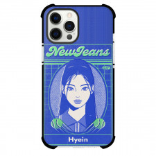New Jeans Hyein Phone Case For iPhone and Samsung Galaxy Devices - Hyein ID Cart Blue Art Poster