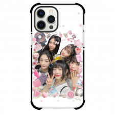 New Jeans Phone Case For iPhone and Samsung Galaxy Devices - New Jeans Members Showing Victory Sign Poster
