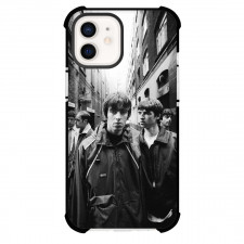 OASIS Phone Case For iPhone Samsung Galaxy Pixel OnePlus Vivo Xiaomi Asus Sony Motorola Nokia - OASIS Band Member Grayscale Poster