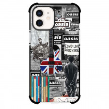 OASIS Phone Case For iPhone Samsung Galaxy Pixel OnePlus Vivo Xiaomi Asus Sony Motorola Nokia - OASIS Grayscale Sticker Collage Poster